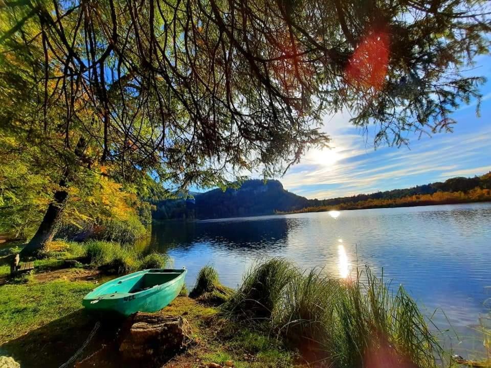 Le Jura En Toutes Saisons Piscine, Spa, Location Vtt, Balades 2Cv, Climatisation Bonlieu Zewnętrze zdjęcie